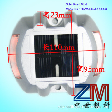 Aluminum Horseshoe Shaped Red LEDs Flashing Solar Road Signal / Solar Road Price
